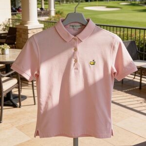 Masters Collection Pink Polo Shirt for Women’s size M Embroidered Golf Logo